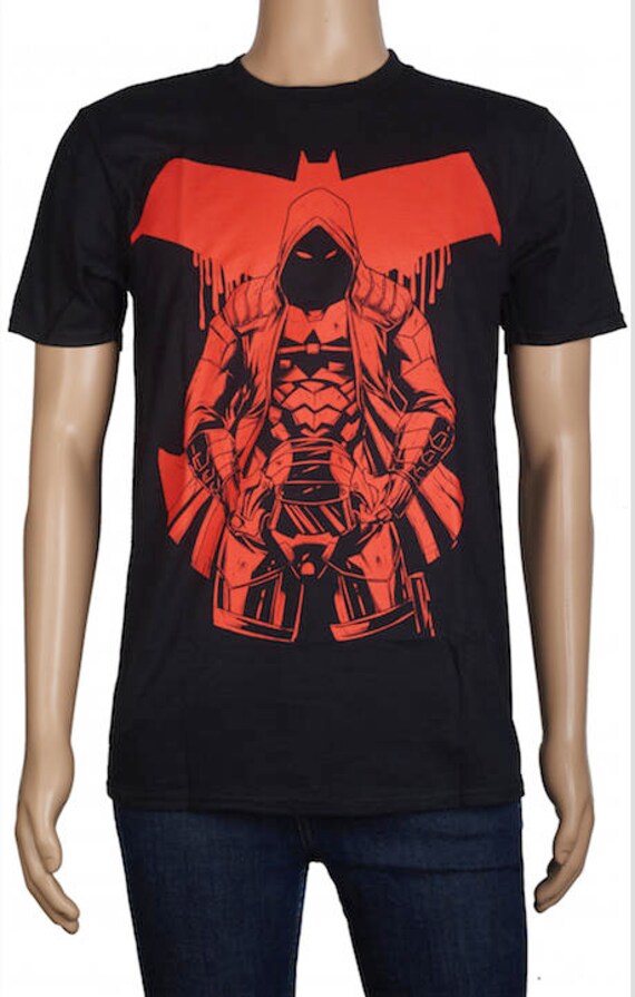 Red Hood reverse tshirt DC Comic tshirt best batman red hood Etsy