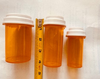 Pill bottles several sizes available