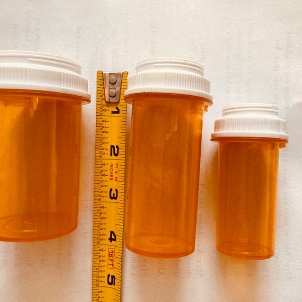 Pill bottles all sizes