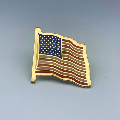 United States Flag Lapel Pin 3/4 X 5/8 19mm X - Etsy
