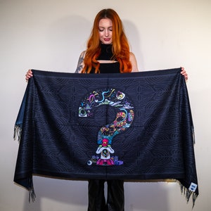 INKD - Secret Dreamsters Black Pashmina