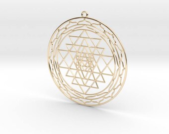 Complete Sri Yantra Pendant