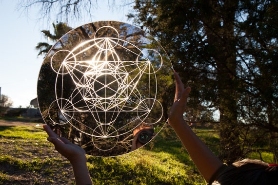 Metatron's Cube Mirror - Limited Availability