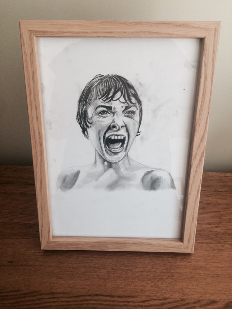 Physcho scream Customizes Pencil Drawing