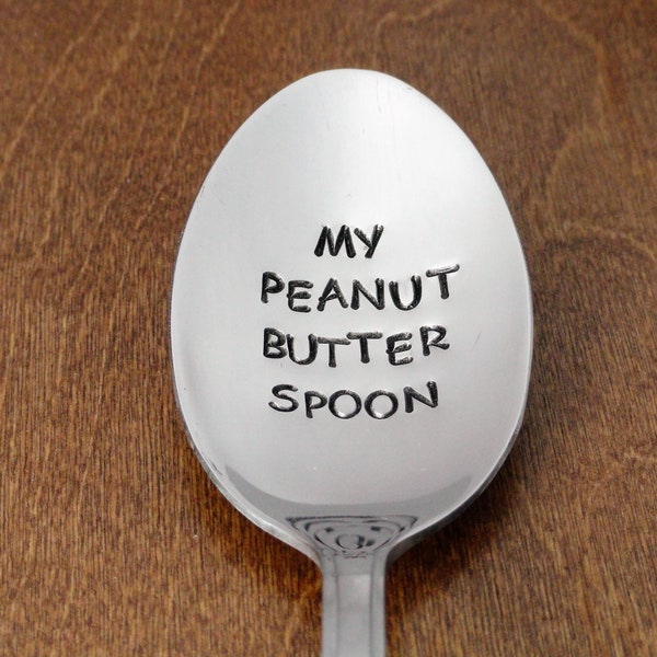 My Peanut Butter Spoon: Hand Stamped Birthday Gifts For Kids Christmas Stocking Stuffer Presents
