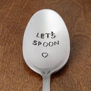 Lets Spoon Valentines Day Gift For Him Girlfriend Birthday Boyfriend Anniversary Christmas Stocking Stuffers