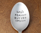 Dad Gift, Dad 39 s Peanut Butter Spoon Hand Stamped Spoon, Birthday Gifts For Dad Fathers Day Gifts Dads Day Dad Birthday Gifts Christmas Gifts