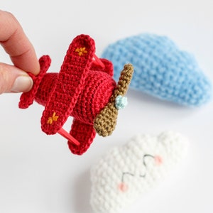 Amigurumi Plane • Crochet vintage Plane Tutorial • CROCHET PDF PATTERN