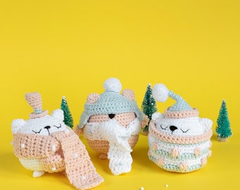 Crochet Cat Tutorial • Cat Crochet Pattern • Christmas Decor Tutorial • CROCHET PDF PATTERN