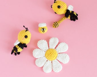 ミツバチのアン - かぎ針編みチュートリアル (フランス語/英語