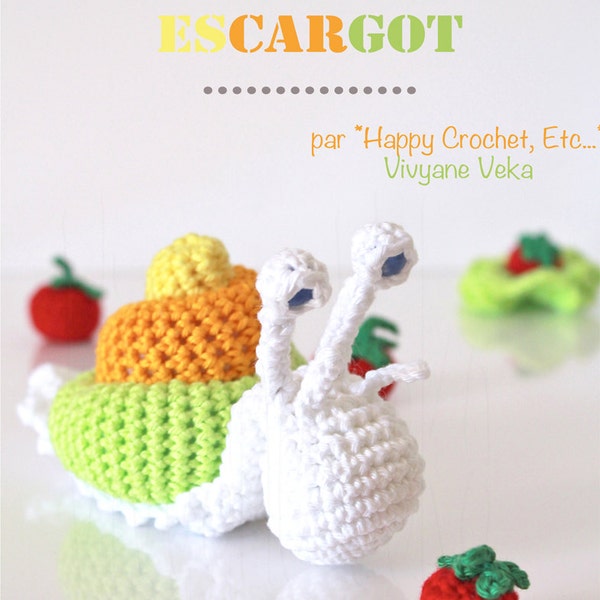 Crochet Amigurumi Snail • CROCHET PDF PATTERN • Amigurumi Tutorial