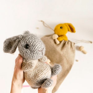 Häkelanleitung für ein Amigurumi-Kaninchen • Kaninchenpuppe • Häkelanleitung (PDF)