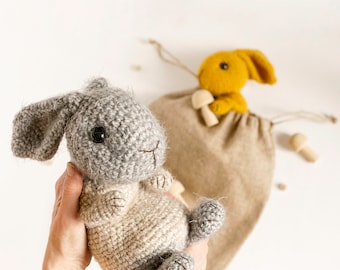 Crochet Rabbit Amigurumi Tutorial • Crochet Bunny • Amigurumi PDF Pattern