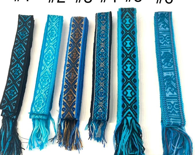 Woven Dance Ceremonial Sash Belt 1 w. x 62.5 l. Inches