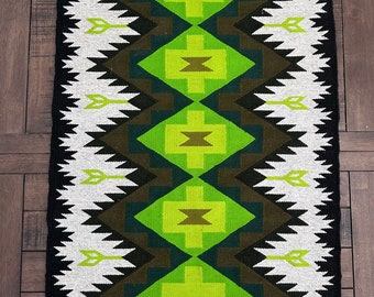South American Tapestry, Ecuador, Otavalo. Wall Hanging Tapestry. Wool Rug