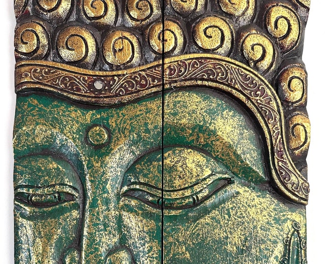 Buddha Wooden Wall Art,  Buddha Wall Decor, Ready to Hang Decoration, Zen Wall Art