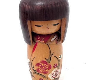 Vintage Kokeshi Doll, Japanese Doll, Wooden Doll, Kokeshi