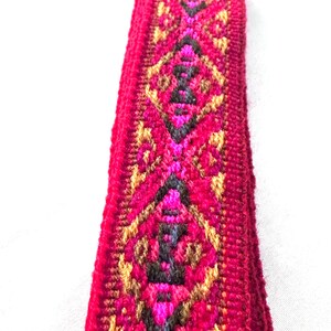Woven Dance Ceremonial Sash Belt 1 w. x 62.5 l. Inches #2