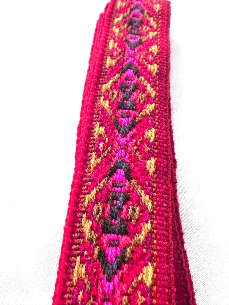 Woven Dance Ceremonial Sash Belt 1 w. x 62.5 l. Inches #2