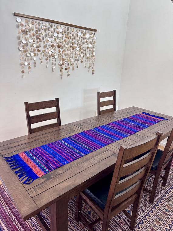 Guatemalan Handwoven Table Runner, House Decor, Handwoven Textiles