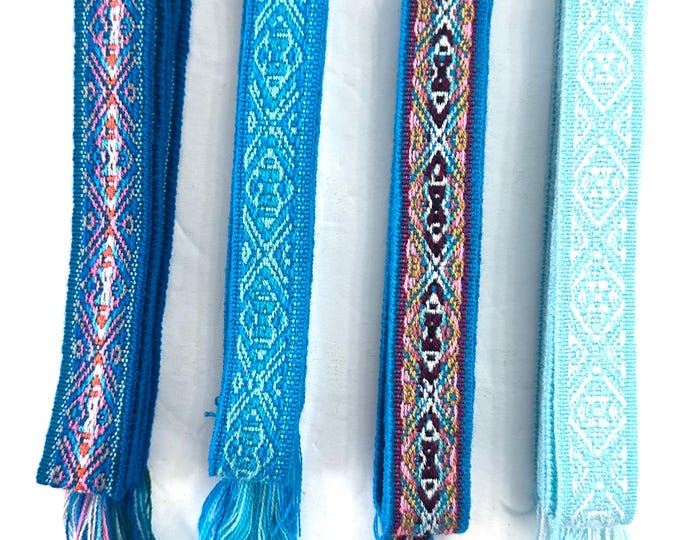 Woven Dance Ceremonial Sash Belt 1 w. x 62.5 l. Inches