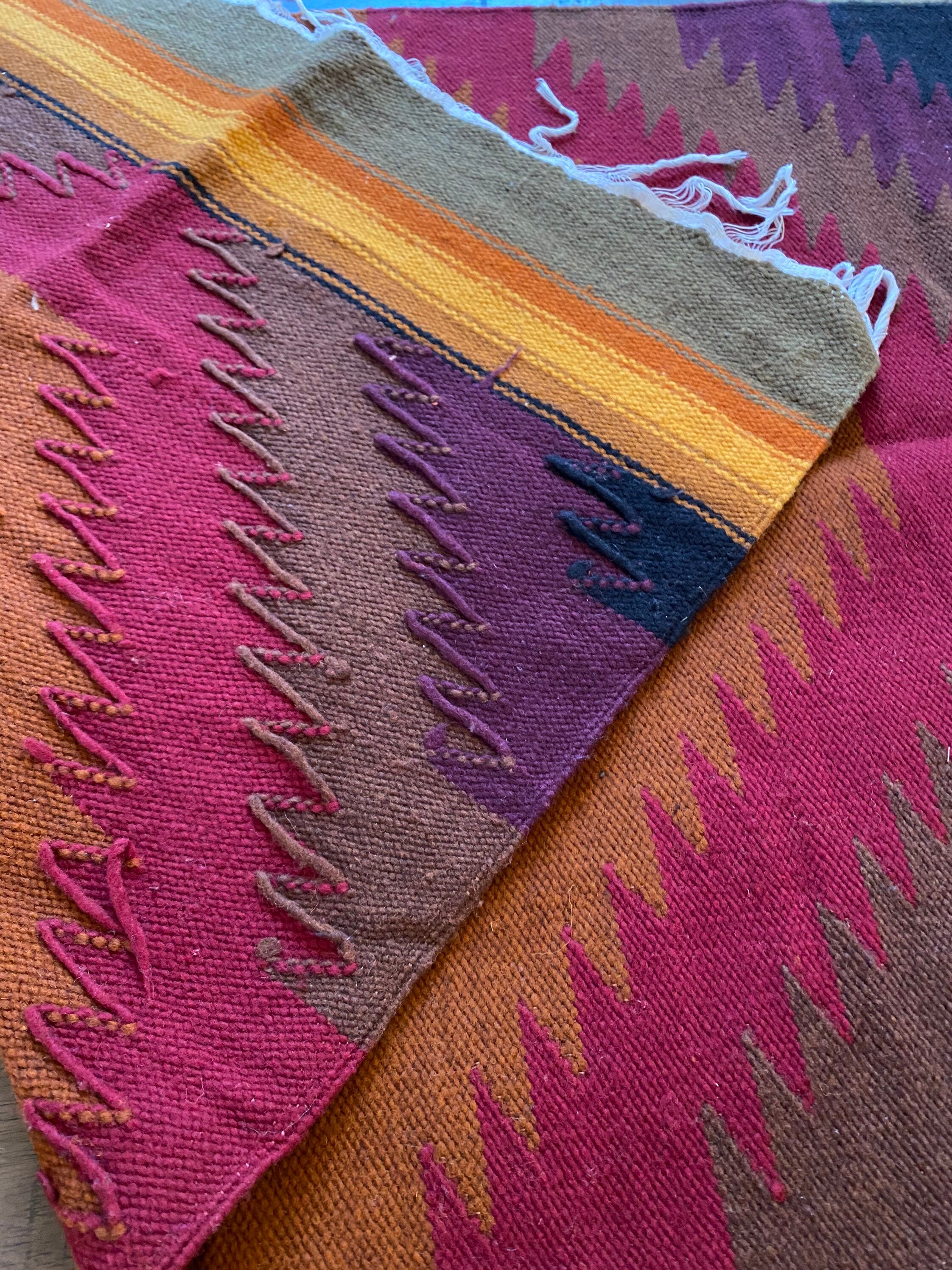 South American Tapestry Ecuador Otavalo. Wall Hanging | Etsy