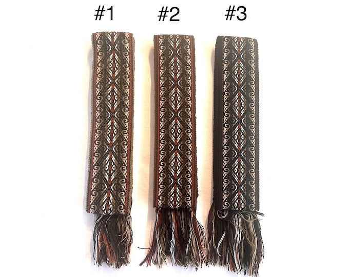 Woven Dance Ceremonial Sash Belt 2 1/4 x 82 Inches