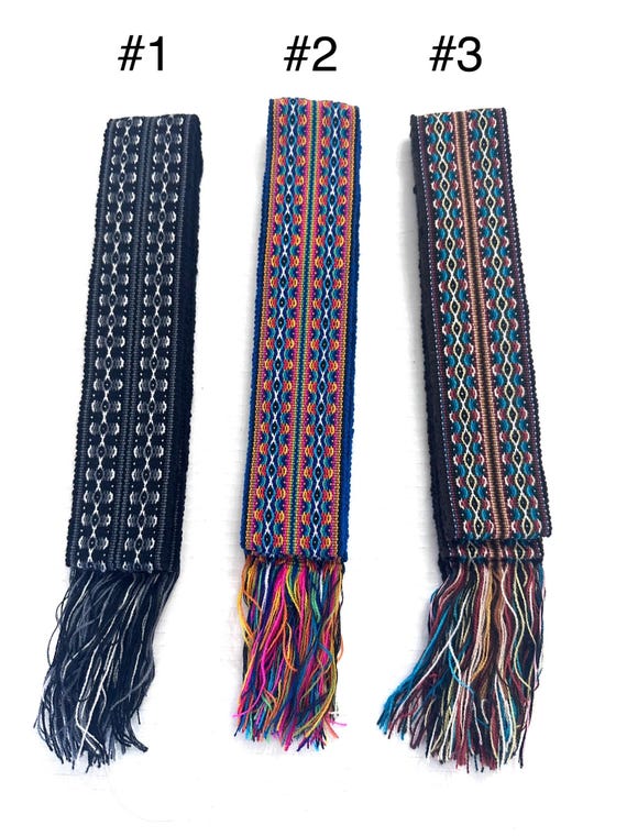 Woven Dance Ceremonial Sash Belt 2  x 82 Inches