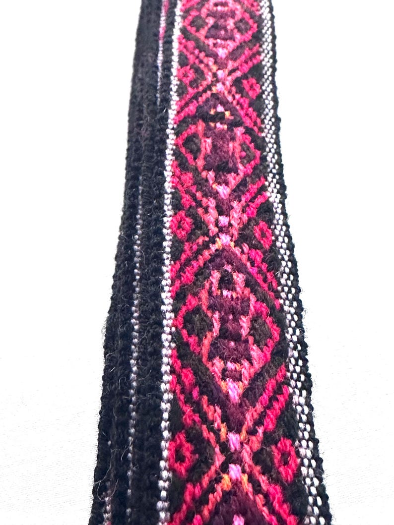 Woven Dance Ceremonial Sash Belt 1 w. x 62.5 l. Inches #6