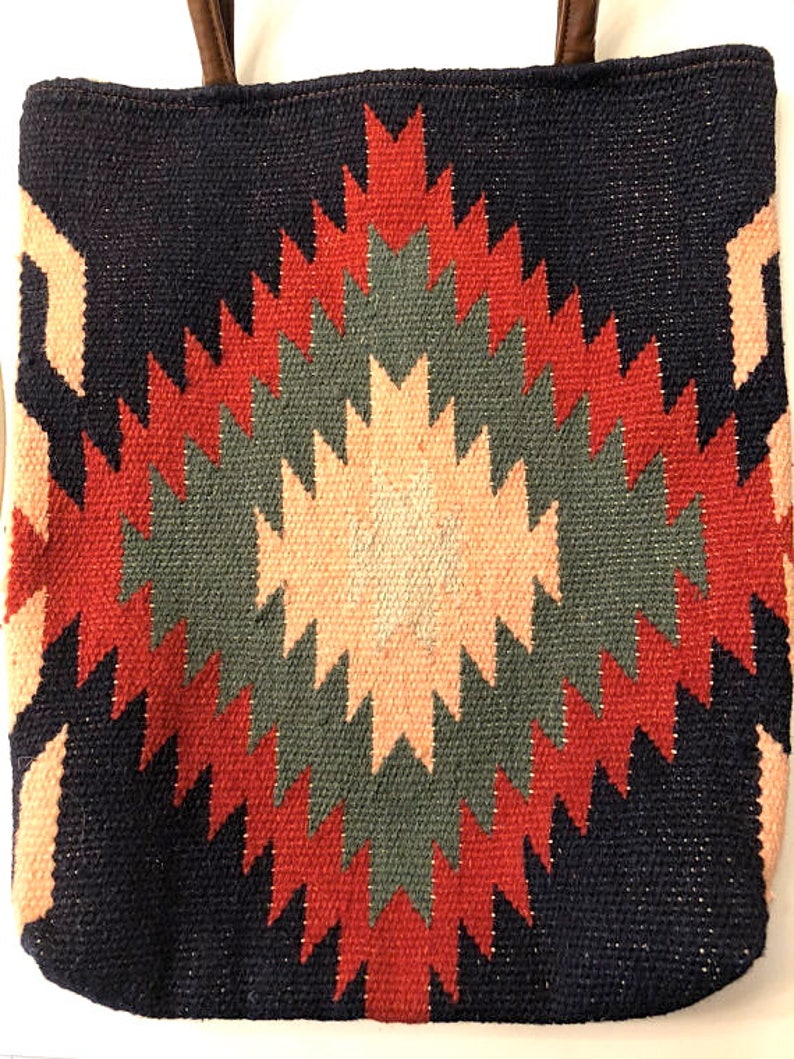 Handmade Kilim Gypsy Tote Bag Vintage Kilim Bag Weekender bag.