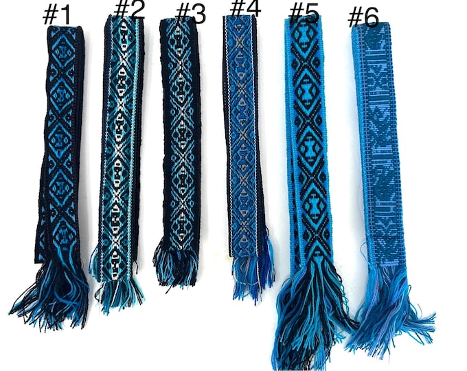 Woven Dance Ceremonial Sash Belt 1 w. x 62.5 l. Inches