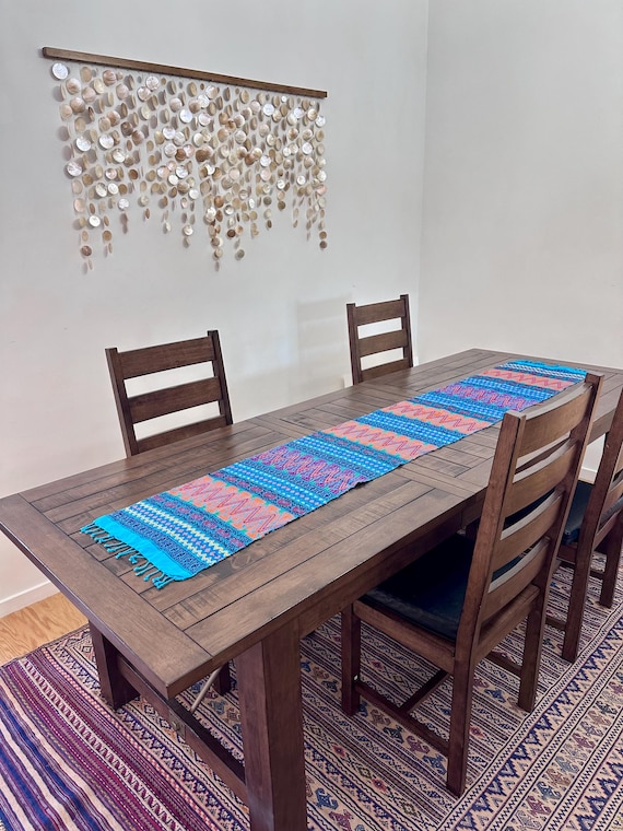 Guatemalan Handwoven Table Runner, House Decor, Handwoven Textiles