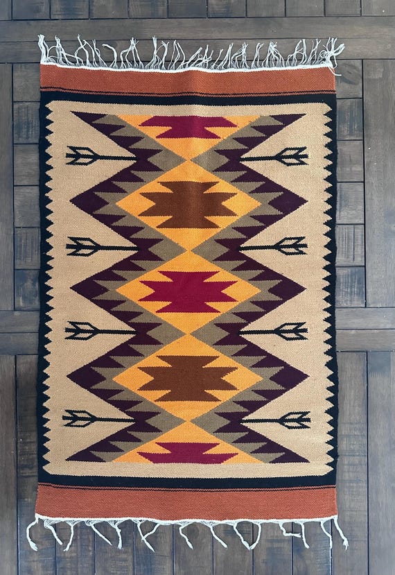 South American Tapestry, Ecuador, Otavalo. Wall Hanging Tapestry. Wool Rug