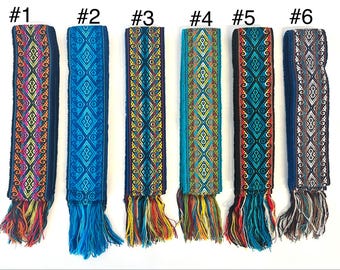 Woven Dance Ceremonial Sash Belt 2 1/4 x 82 Inches