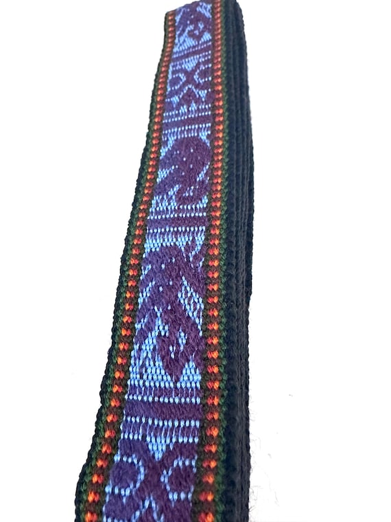 Woven Dance Ceremonial Sash Belt 1 w. x 62.5 l. Inches