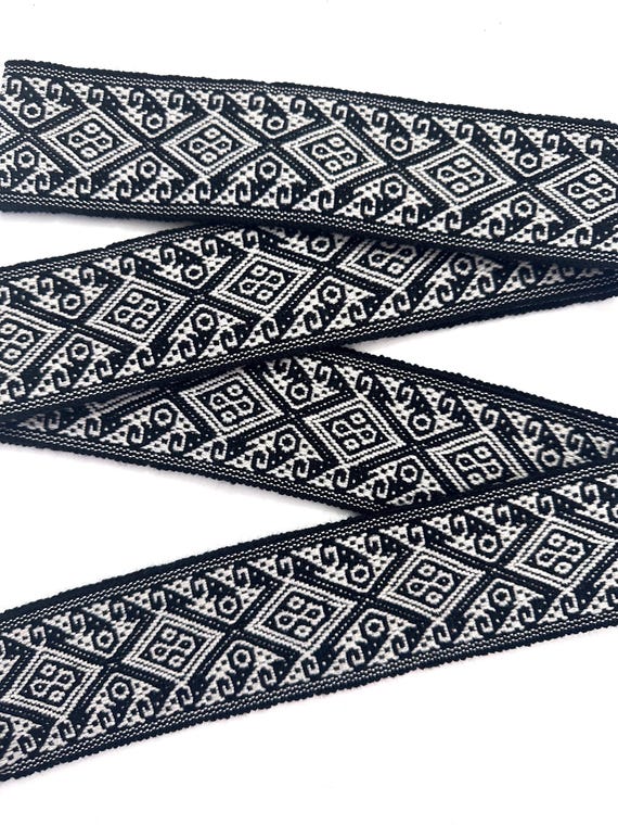 Woven Dance Ceremonial Sash Belt 2 1/4 x 88 Inches