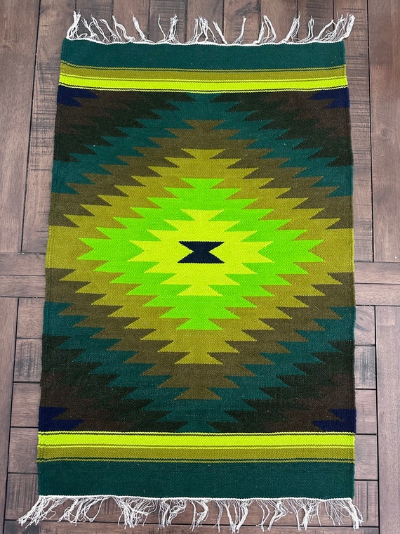 South American Tapestry, Ecuador, Otavalo. Wall Hanging Tapestry. Wool Rug