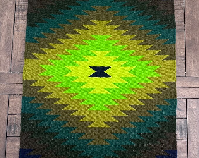 South American Tapestry, Ecuador, Otavalo. Wall Hanging Tapestry. Wool Rug