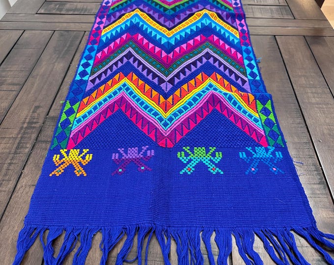 Guatemalan Handwoven Table Runner, House Decor,  Handwoven Textiles