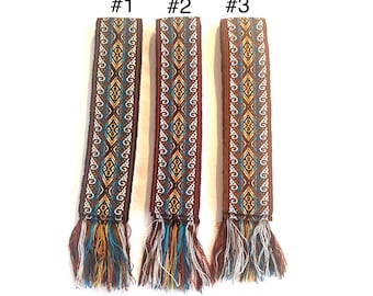 Woven Dance Ceremonial Sash Belt 2 1/4 x 82 Inches