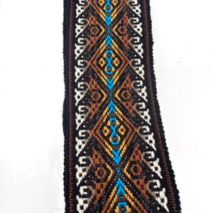 Woven Dance Ceremonial Sash Belt 2 1/4 x 82 Inches #4