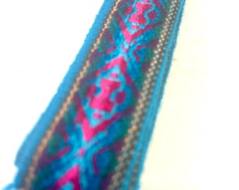 Woven Dance Ceremonial Sash Belt 1 w. x 62.5 l. Inches
