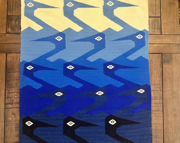 South American Tapestry, Ecuador, Otavalo. Wall Hanging Tapestry. Wool Rug