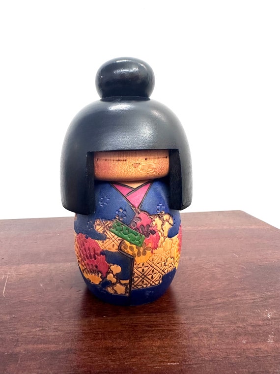 5.5'' Kokeshi doll by Takamizawa Kazuo / Japanese Art/ Japanese Crafts