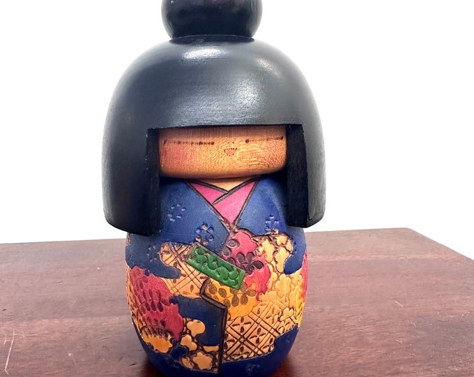 5.5'' Kokeshi doll by Takamizawa Kazuo / Japanese Art/ Japanese Crafts