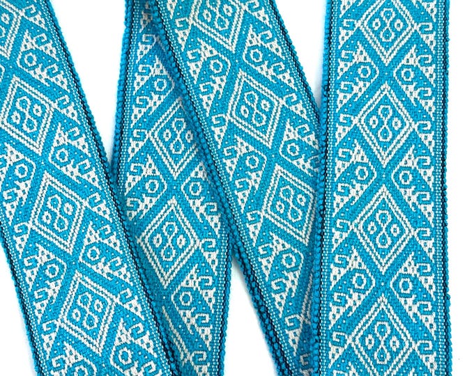 Woven Dance Ceremonial Sash Belt 2 1/4 x 82 Inches