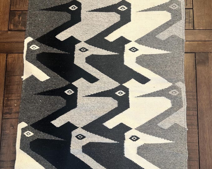 South American Tapestry, Ecuador, Otavalo. Wall Hanging Tapestry. Wool Rug