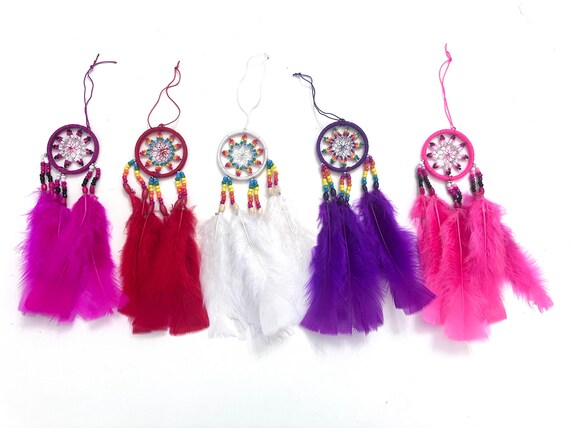 2" Small Multicolored Dreamcatcher (Choose color)