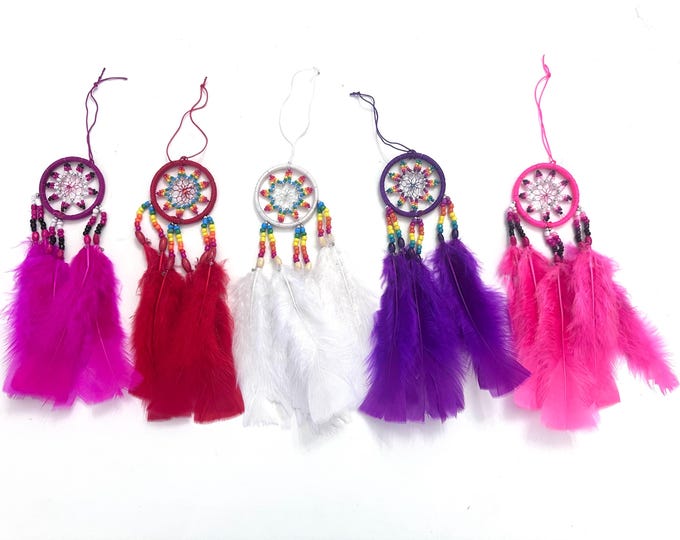 2" Small Multicolored Dreamcatcher (Choose color)