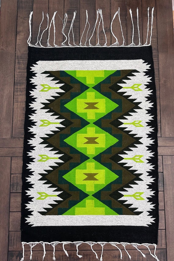 South American Tapestry, Ecuador, Otavalo. Wall Hanging Tapestry. Wool Rug